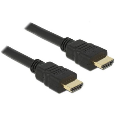 Delock HDMI Anschlusskabel HDMI-A Stecker 1.5 m Schwarz 84753 vergoldete
