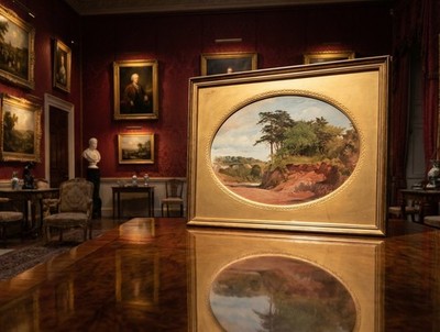 Attrib: James Thomas Linnell (1826-1905) Fine Country Landscape Oil Painting