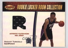 2000-01 Bowman's Best Rookie Locker Room Collection Relics Hedo Turkoglu 05fy