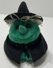 Puffkins Swibco Plush Witch 1994 Limited Edition Halloween Stuffed Toy 5 Inch