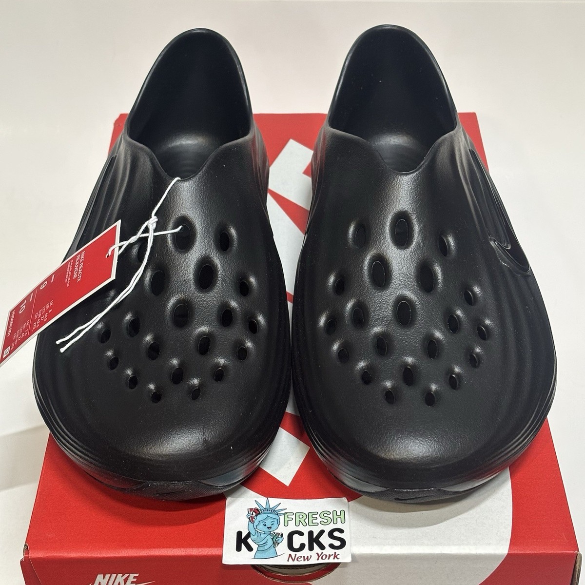 Nike ReactX Rejuven8 Triple Black Men Size 9 (Wmn10/UK8/EUR42.5
