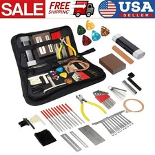 72PCS Guitar Tool Kit, Professional Guitar Repairing Maintenance Tool Kit New