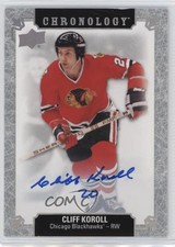 2018-19 Upper Deck Chronology Franchise History Cliff Koroll #FH-CH-CK Auto 2g6