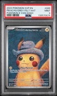 2023 POKEMON SVP POKEMON X VAN GOGH PROMO #085 PIKACHU WITH GREY FELT HAT PSA 9