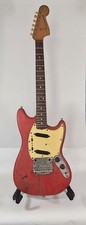 1965 Fender Mustang Project Guitar - Cracked Body, Missing Bridge & Nut