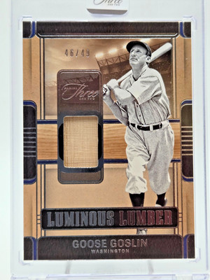 2025 Panini Three and Two Goose Goslin Encased Game-used Bat 46/49 Washington