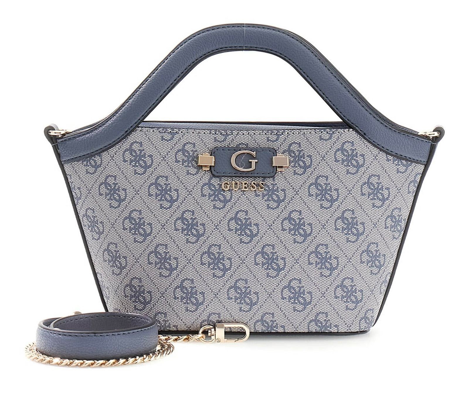 GUESS handbag Lindsey Mini Tote Slate Logo