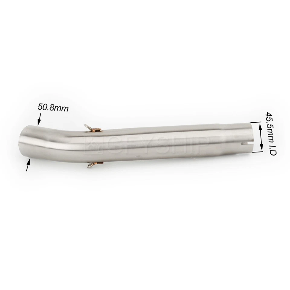 For Yamaha YZF600R Thundercat 1995-2007 Exhaust Pipe With Mid Link Pipe Slip-on - Image 3 of 4