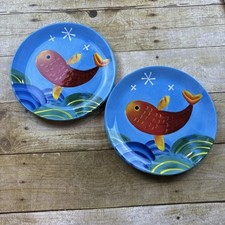 Grasslands Road Whimsical Fish Ceramic Appeti...