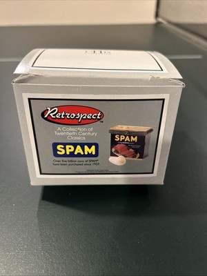 Spam & Fried Egg PHB Porcelain Hinged Box Midwest of Cannon Falls Orig Box