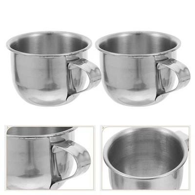  2 Pcs Wasserbecher Aus Edelstahl Edelstahl-wasserbecher -Trinkbecher - Bild 1 von 4