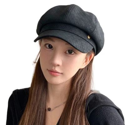 Vintage Newsboy Hats for Womens Fashion Paperboy Gatsby Cabbie Cap Casual - Image 1 of 4