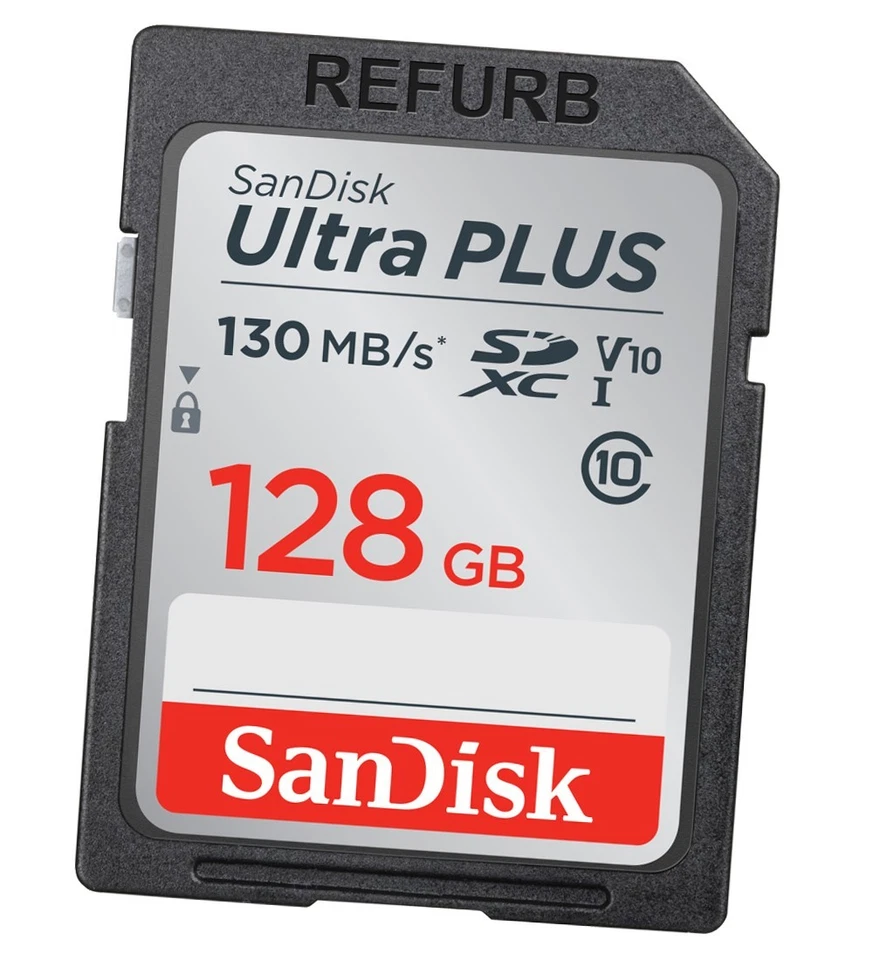 LOT 10x SanDisk Ultra PLUS 128GB Class 10- SDXC UHS-I Memory Card - SDSDUW3-128G - Image 4 of 4