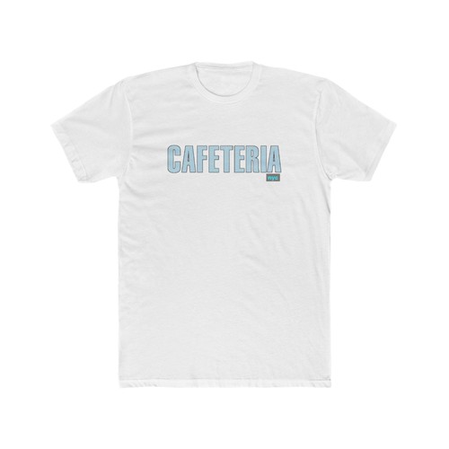Cotton Tee, Cafeteria Restaurant Chelsea NYC Trendy Diner Men's Crew Tee Shirt - Picture 5 of 22