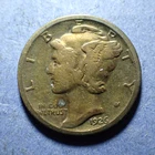 1926-S Mercury Dime  Ch. VG