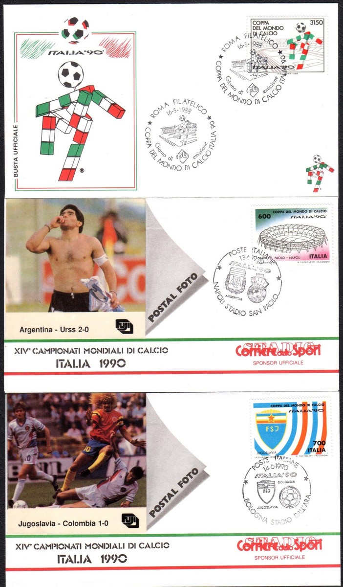 Gadget mondiali calcio Italia '90 - adesivi a scelta mascotte Ciao originali