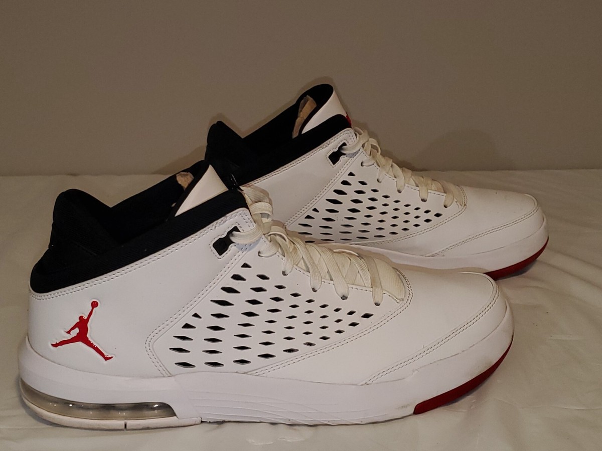 Nike Air Jordan Flight Origin 4 Shoes White/Red/Black 921196-101