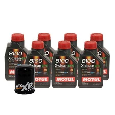 7L Motul 8100 X-CLEAN EFE 5W30 Wix XP Filter Motor Oil Change Kit API SN