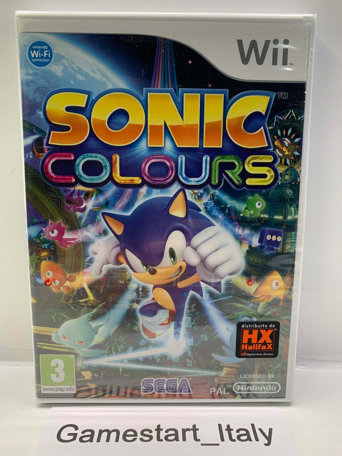 SONIC COLOURS - NINTENDO WII - GIOCO NUOVO SIGILLATO PAL NEW SEALED