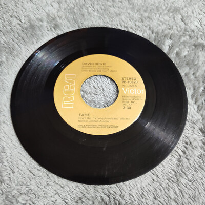 David Bowie: Fame Right - Vinyl Record 45 RPM Rock Vinyl 7''