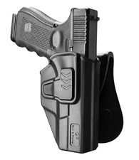 Level II/2 OWB Paddle Holster with Index Finger Release Glock 19/19X/23/32/44/45