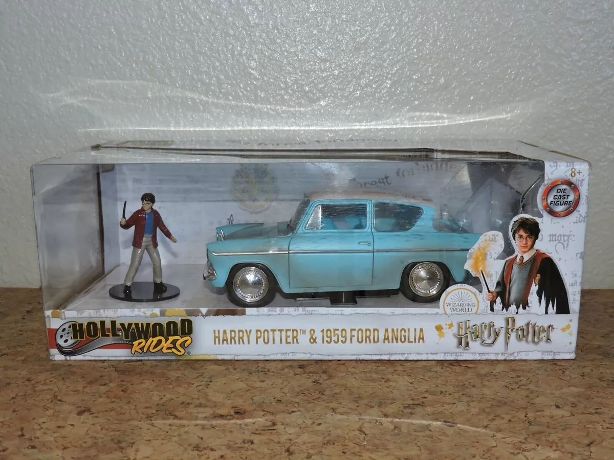 Voiture Ford Anglia bleue 1959 & Harry Potter JADA TOYS