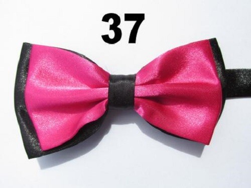 PAPILLON FARFALLA SETA RASO CRAVATTINO UOMO DONNA ROSSO BLU NERO ROSA MULTICOLOR