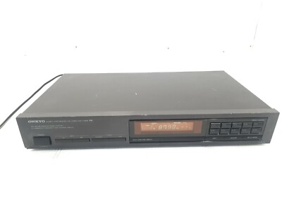 Vintage Onkyo T-4120 Quartz Synthesized AM/FM Stereo Tuner Japan