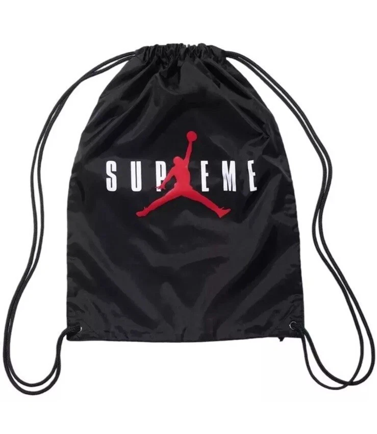 Sac à cordon Supreme x Jordan   FW24 OS noir