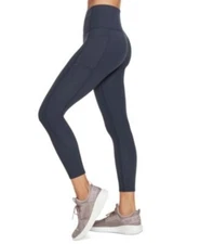 NWT! Josie Natori Women's Sz M Solstice High Rise 7/8 Leggings w/ Side Pockets