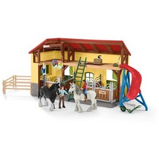 Image of Horse Stable & Animals - Farm World - Schleich - 42485 Playset NEW