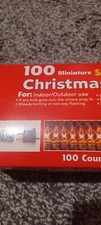 New in opened Box 100 Count Miniature Super Bright Christmas Lights