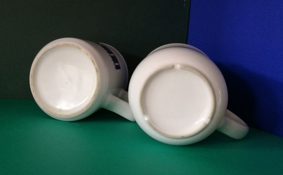 TWO COFFEE TEA MUG COLLECTABLE HOME KITCHEN "V.BIRCH & SONS" and "RIPON