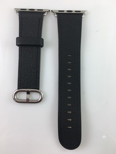 Original authentique Apple Watch boucle classique bracelet en cuir 40 mm 38 mm 41 mm S10 42 mm - Photo 77 sur 120