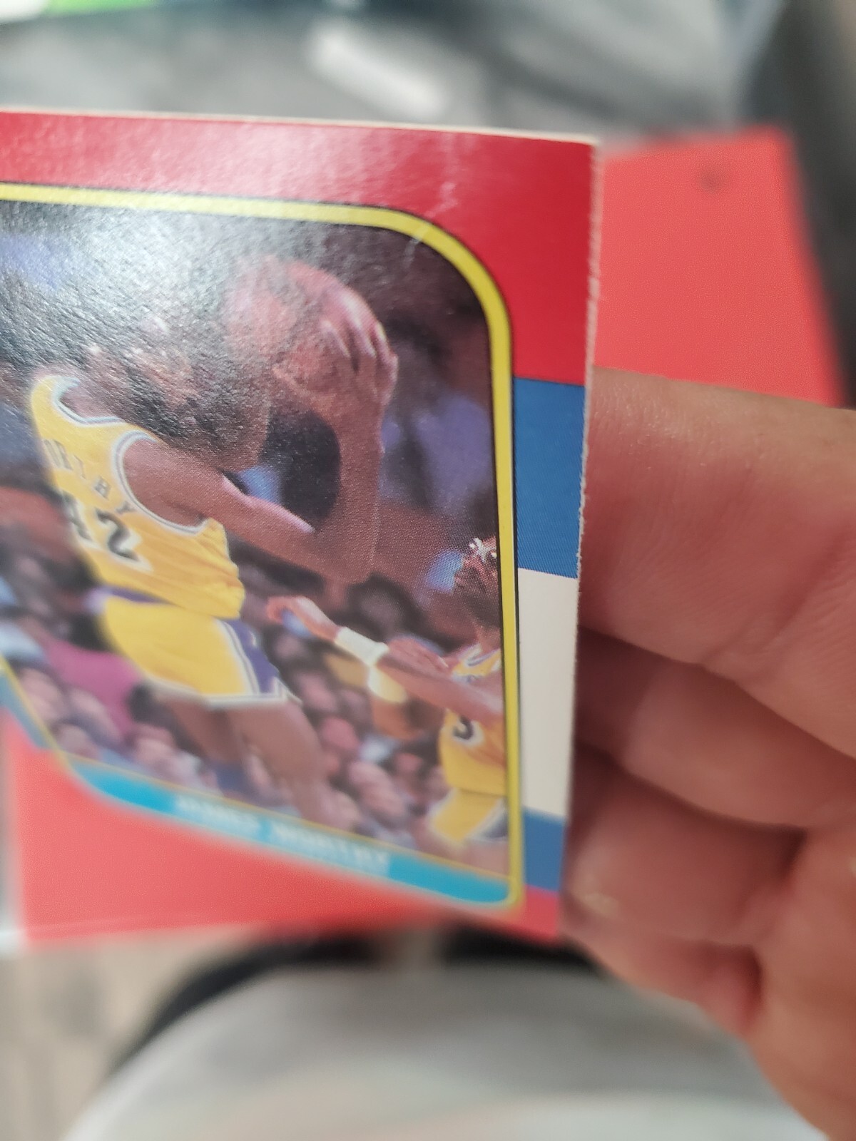 1986 87 Fleer James Worthy Rookie Card RC 131 Los Angeles Lakers HOF 