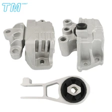 Set of 3 Engine Mounts & Transmission Mount For 2015-2021 Jeep Renegade 2.4L L4