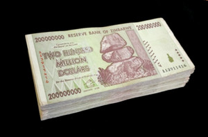 25 pcs x Zimbabwe 200 million Dollar banknotes-circulated collectible currency