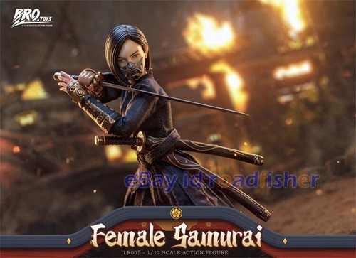Figura de Acción Samurai Mujer Brotoys LR005 1/12 Modelo Coleccionable EN STOCK - Imagen 3 de 15