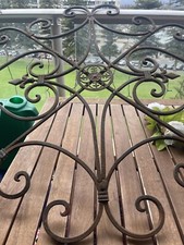 Metal Wall Decor Wrought Iron work Shabby Chic Home Drapery Crown  Door Topper