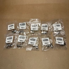 Right Angle BNC Male to BNC Female Video Cable Adapters - 90 Degree *LOT OF 10*