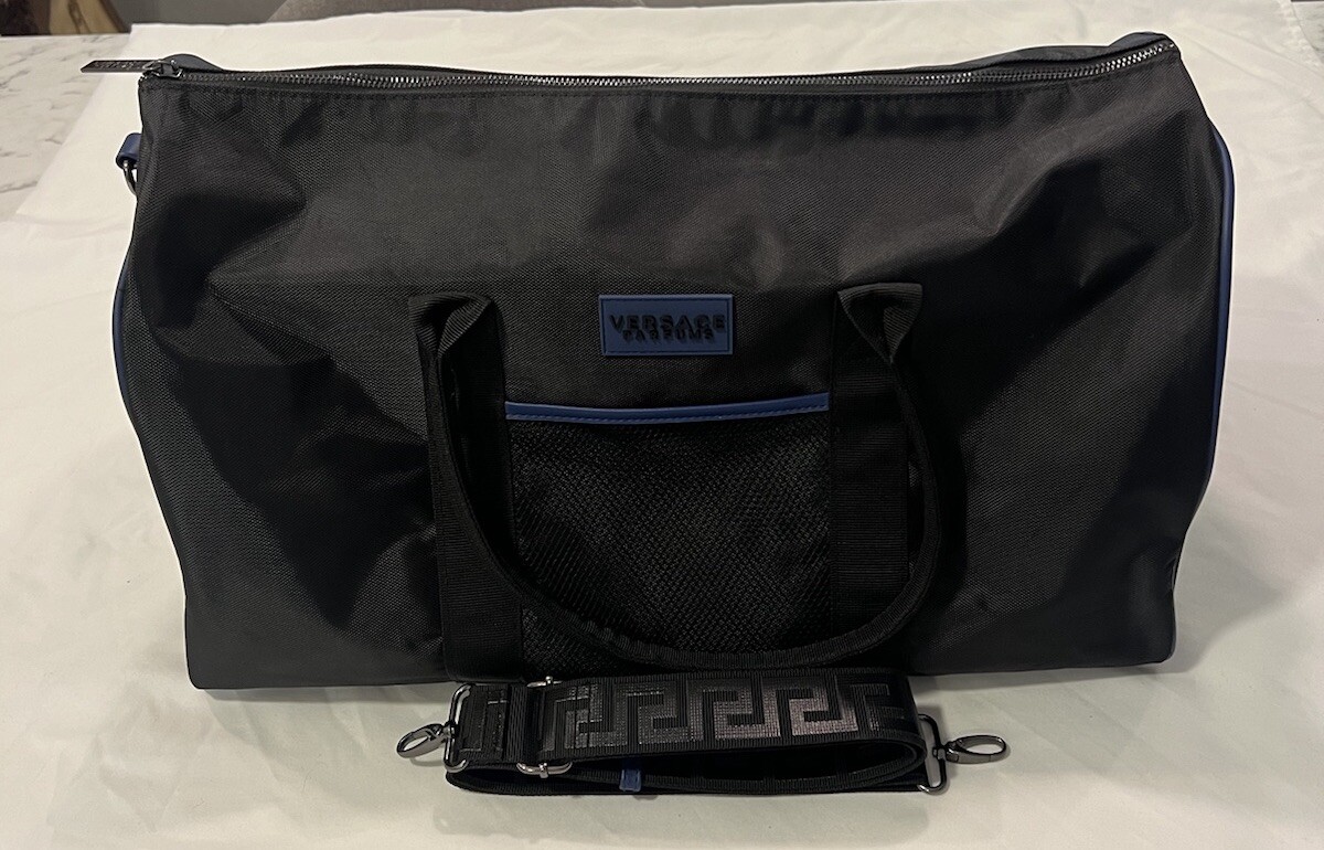 Versace Weekend Duffel Bag for Travel Gym and Sports