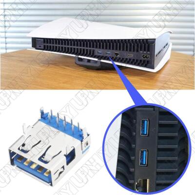 Port USB 3 Type A Arrière Pour Playstation 5 PS5 - Neuf, Scellé - Compatible