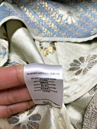 UNIQUEWHO Women Bomber Jacket Peacock Blue Stand Collar Size L ($109) - Picture 8 of 10