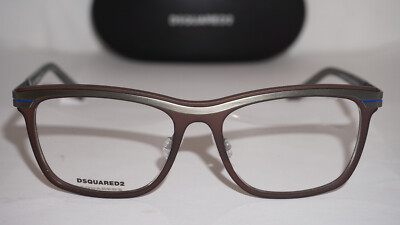 DSQUARED2 New Eyeglasses MUNICH Brown Metal DQ5176 046 53 16 140