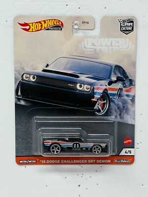 Hot Wheels Premium Power Trip '18 Dodge Challenger SRT Demon 1:64