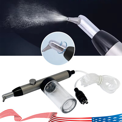 Dental Alumina Air Polisher Abrasion Microetcher Sandblasting Gun 4 Holes USA