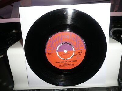 DIE MEDIATOREN. '' WHEN YOU GO TO A PARTY ''7'' VINYL-SINGLE UK 1970. SUPREME LABEL