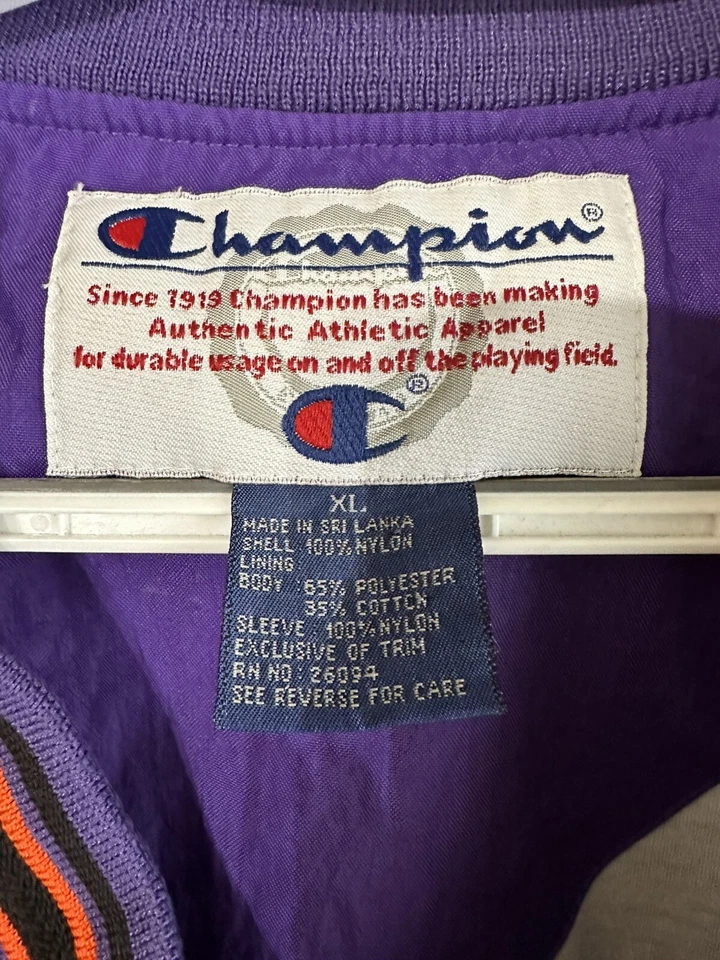 Chaqueta Pullover Rompevientos Cuello en V Campeón NBA Phoenix Suns De Colección XL 90’s Foto 3 de 4