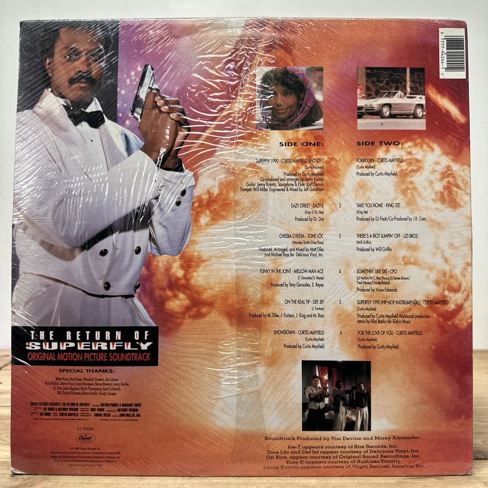 NEW SEALED! Various -Return Of Superfly Original Soundtrack  Lp Record - Image 2 of 2