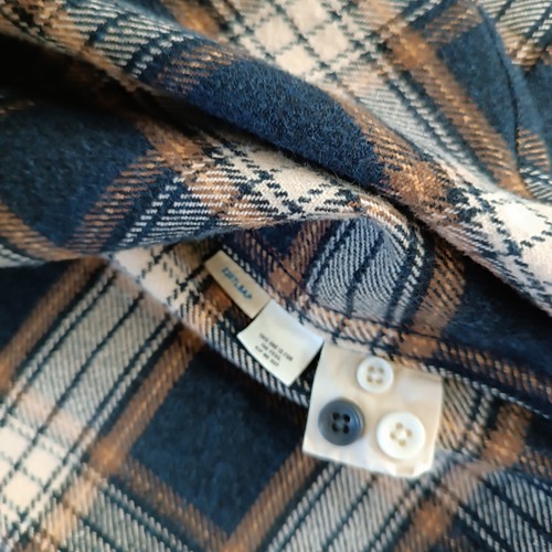 Taylor Stitch Explorer Shirt Size 38 Mens organic cotton Long Sleeve Plaid - Picture 10 of 11